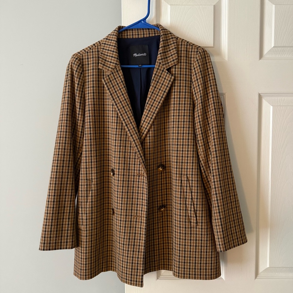 Madewell | caldwell blazer in desert check